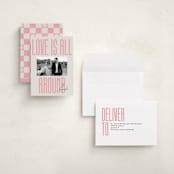 "Love is All Around" - Valentine's Day Cards in Petal by Jackie Crawford - Assembled