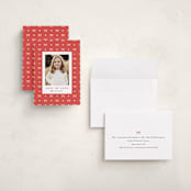 "Little Hearts & Bows" - Valentine's Day Cards in Cherry by Maria Alou - Assembled