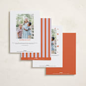 "modern duo" - Valentine's Day Cards in Pumpkin by Sumak Studio - Back of Card Options