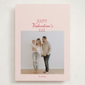 "HVD" - Valentine's Day Cards in Rose by Baumbirdy - Front