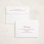 "HVD" - Valentine's Day Cards in Rose by Baumbirdy - FREE Recipient Addressing