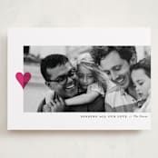 "Modern Heart" - Valentine's Day Cards in Burnt Rose by Up Up Creative - Front