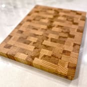 "White Ash End Grain Cutting Board" - Cutting Boards in black by Sara Butorac