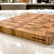 "White Ash End Grain Cutting Board" - Cutting Boards in black by Sara Butorac