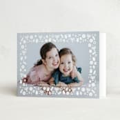"Hanukkah Frame" - Hanukkah Cards in Snow by Becky Nimoy - Folded Card