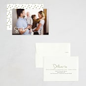 "Simply Shalom" - Hanukkah Cards in Snow by Akweley Creative - Assembled