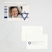 "Star of David" - Hanukkah Cards in Blue Spruce by Annie Montgomery - Assembled