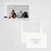 "sending love and light" - Hanukkah Cards in Snow by Liz Conley - Assembled