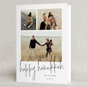 "Photo shoot" - Hanukkah Cards in Cotton by Stacey Meacham - Folded Card