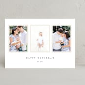 "Hanukkah" - Hanukkah Cards in Sapphire by Alexandra Cohn - Front
