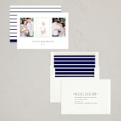 "Hanukkah" - Hanukkah Cards in Sapphire by Alexandra Cohn - Assembled