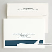 "Abstract in Blue" - Hanukkah Cards in Sky by Beth Vassalo - FREE Recipient Addressing