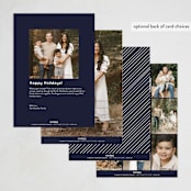 "Scripty Merry Christmas" - Hanukkah Cards in Ivory by Kristen Magee - Back of Card Options