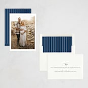 "Modern minimalist haukkah" - Hanukkah Cards in Tallit by Ana de Sousa - Assembled