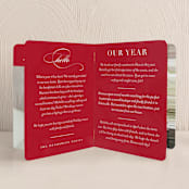 "Simple Elegance" - Holiday Booklette Cards in Cardinal by Jessica Williams - Interior Option - 2