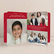 "Simple Elegance" - Holiday Booklette Cards in Cardinal by Jessica Williams - Interior Option - 1