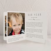 "Simple & Merry" - Holiday Booklette Cards in Cookie Dough by Melissa Egan of Pistols - Interior Option - 2
