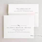 "Simple & Merry" - Holiday Booklette Cards in Cookie Dough by Melissa Egan of Pistols - FREE Recipient Addressing