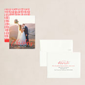 "Classic Xmas" - Holiday Booklette Cards in Retro Red by Carrie ONeal - Assembled