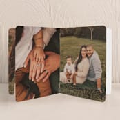 "sepia" - Holiday Booklette Cards in Milk by Paden Gillette - Interior Option - 1