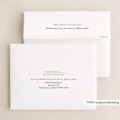 "sepia" - Holiday Booklette Cards in Milk by Paden Gillette - FREE Recipient Addressing