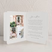 "Merry & Minimalist" - Holiday Booklette Cards in Fog by Nicole Walsh - Interior Option - 2
