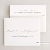 "Merry & Minimalist" - Holiday Booklette Cards in Fog by Nicole Walsh - FREE Recipient Addressing