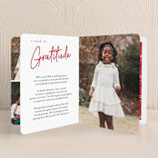 "A Signature Holiday" - Holiday Booklette Cards in Snow by Liz Conley - Interior Option - 2