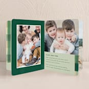 "Warm Flannel" - Holiday Booklette Cards in Spruce by Keen Peachy - Interior Option - 1