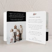 "A Holiday Portrait" - Holiday Booklette Cards in Ebony by Chris Griffith - Interior Option - 2