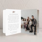 "A Holiday Portrait" - Holiday Booklette Cards in Ebony by Chris Griffith - Interior Option - 1