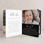"Minimalist Joy" - Holiday Booklette Cards in Sugar by Erica Krystek - Interior Option - 2
