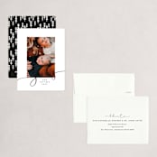 "Minimalist Joy" - Holiday Booklette Cards in Sugar by Erica Krystek - Assembled