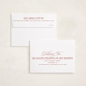 "Littlest Christmas" - Holiday Birth Announcement Cards in Poinsettia by Brooke Chandler - FREE Recipient Addressing
