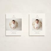 "our precious gift" - Holiday Birth Announcement Cards in Candy Cane by Carolyn Nicks - Photo Orientation Options
