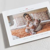 "a new little christmas" - Holiday Birth Announcement Cards in Snowflake by Adelyn T. - Detail