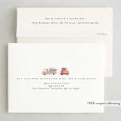 "Christmas special" - Holiday Birth Announcement Cards in Berry by Maja Cunningham - FREE Recipient Addressing