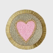 "Heart coasters" - Coasters in pink by Joanna Buchanan