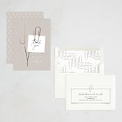 "Joy Note" - Holiday Cards in Tinsel by Amy Payne - Assembled