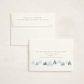 "Pine Pointillism" - Holiday Cards in Midnight by Kaydi Bishop - FREE Recipient Addressing