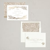 "Spread Cedars" - Holiday Cards in Snow by Amy Kross - Assembled