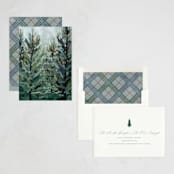 "Peaceful Forest" - Holiday Cards in Forest by Holly Whitcomb - Assembled