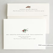 "Peace On Earth" - Holiday Cards in Candy Cane by Susan Moyal - FREE Recipient Addressing
