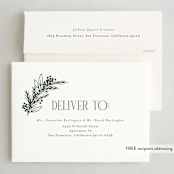 "Gilded Edge" - Holiday Cards in Forest by Michelle Taylor - FREE Recipient Addressing