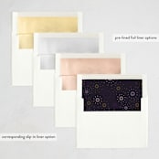 "New Year Globe" - Holiday Cards in Cream by Ani Somi - Envelope Liner Options