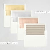 "Joyful Trees" - Holiday Cards in Ivory by Carolyn Nicks - Envelope Liner Options