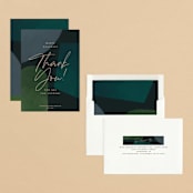 "thank you!" - Holiday Cards in Forest by Summer Winkelman - Assembled