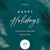 "Seasonal Foliage" - Holiday Cards in Evergreen by Hooray Creative - Close-Up
