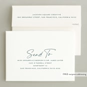 "Seasonal Foliage" - Holiday Cards in Evergreen by Hooray Creative - FREE Recipient Addressing