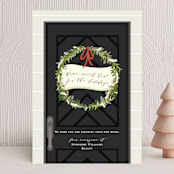 "New Home For The Holidays" - Holiday Cards in Midnight by Korry Brown - Front